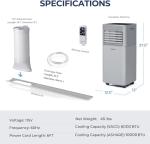 COSTWAY 10000BTU Portable Air Conditioner with Remote