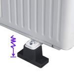 Air Conditioner Mounting Rubber Pads Bracket Use for outdoor units Mini split & HVAC & Central Air Conditioner Condensers | Machine Shock Absorber Bracket(Pack of 4)