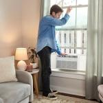 LG 10,000 BTU Window Air Conditioner with Dehumidifier, 115V, Window AC for Medium Rooms up to 450 Sq. Ft., Window Unit AC with Remote Control, 3 Speeds, Auto-Restart, 24-Hour Timer, White