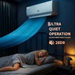 18,000 BTU Air Conditioner & Heater Pump, Covers Room Up to 1000 Sq. Ft, Enabled WIFI 21 SEER2 230 V Energy Efficient Ductless Air Conditioner, Mini Split AC & Heater Pump w/Inverter