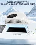 Treeligo 12V RV Air Conditioner Ultra-Quiet AC, Easy Install Non-Ducted Rooftop Unit, Heat & Fast Cooling for Campers, RVs and Travel Trailers