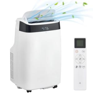 Portable Air Conditioners 10000 BTU, 3-in-1 Freestanding AC with Remote Control for Room up to 450 Sq. Ft., Digital Display, Window Installation Kit, 24H Timer, Sleep Mode