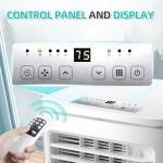 Portable 8000 BTU Air Conditioner, 4 in 1 protable AC, Cools 350sq. ft, Remote Control, 24 Hour Timer, Quiet Operation,Window Fan, 2 Speed for Bedroom Office Home Dorm