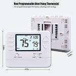 Heagstat H721 Non-Programmable Heat Pump Thermostat, 2 Heat/1 Cool, with 4.5 sq. Inch Display