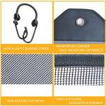 Air Conditioner Covers for Outside Units Central Ac Cover Leaf Guard Heavy Duty Mesh AC Defender for Outdoor Square Units, All Season Black( 36 X 36 inch Mesh)