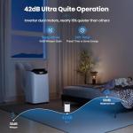Inverter 16000 BTU Portable Air Conditioner, 3 in 1 Portable Ac Unit Cools Up for Rooms 850 Sq. Ft, Dual Hose Standing AC for Bedrooms with Dehumidifier, Fan, Quiet Sleep Mode, Remote Control