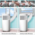 Portable 8000 BTU Air Conditioner, 4 in 1 protable AC, Cools 350sq. ft, Remote Control, 24 Hour Timer, Quiet Operation,Window Fan, 2 Speed for Bedroom Office Home Dorm