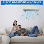 OUMSIS Air Conditioner Cleaner, Professional Cleaner Foam Spray, Foaming Coil Cleaners for AC Unit, Heating, Refrigerator, Multifunctional Cleaner Spray Bottle Breaks Down Dirt, Dust and Grease 1 Pack