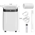 Portable Air Conditioners 10000 BTU, 3-in-1 Freestanding AC with Remote Control for Room up to 450 Sq. Ft., Digital Display, Window Installation Kit, 24H Timer, Sleep Mode