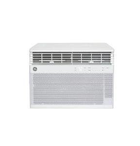 GE Window Air Conditioner 10,000 BTU for Rooms up to 450 sq ft., Wi-Fi Enabled, Energy-Efficient Cooling for Medium Rooms, Easy Install Kit, Control Using Remote or Smartphone App, White
