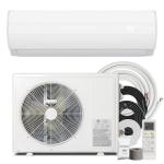 Nexaro 12000BTU Mini Split Air Conditioner Heat Pump, 19 SEER2 Inverter Compressor AC Unit Cools Rooms up to 750 Sq. Ft, 115V Ductless Split AC with Pre-Charged Condenser & Installation Kit