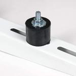 Daisypower Air Conditioner Rubber Vibration Mounting Bracket,M8 Anti-Vibration Isolator Pads for Outdoor Ductless Mini Split Units AC Condensers