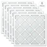 AIRX WICKED CLEAN AIR. HEALTH 20x20x1 MERV 13 Pleated Air Filter - Made in the USA - Box of 6