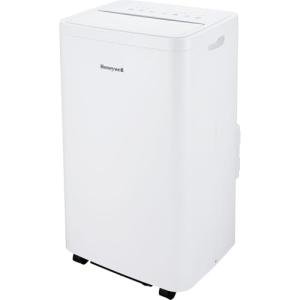 Honeywell 14,500 BTU Portable Air Conditioner for Rooms up to 700 Sq Ft, with Dual Hose & 101 Pint Dehumidifier, Includes Remote Control and Window Kit, HW4CEDAWW0, White (10,000 BTU SACC)
