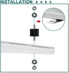 Daisypower Air Conditioner Rubber Vibration Mounting Bracket,M8 Anti-Vibration Isolator Pads for Outdoor Ductless Mini Split Units AC Condensers