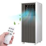 Portable Air Conditioners, 8,000 BTU Air Conditioner with Built-in Dehumidifier Function, Fan Mode, Remote Control, Up to 350 Sq. Ft., Black