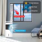 Window Seal Kit for Portable Air Conditioner, Easy Installation, 28x102~162cm Length Adjustable Full Sealing Waterproof A/C Window Vent Sealing Cl,Fit for Portable Air Conditioner and Dryer(Silvery)