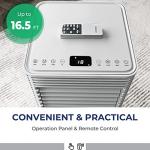 COSTWAY Portable Air Conditioner, 8000 BTU Ac Unit Spaces up to 230sq.ft, with Remote Control, 24H Timer & Window Venting Kit, Sleep Mode, Suitable for Bedroom, Living Room, Office (8000BTU, White)