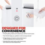 Honeywell 14,500 BTU Portable Air Conditioner for Rooms up to 700 Sq Ft, with Dual Hose & 101 Pint Dehumidifier, Includes Remote Control and Window Kit, HW4CEDAWW0, White (10,000 BTU SACC)