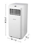 Hisense AP0522CR1W Portable Air Conditioner 5000-BTU DOE 115-Volt Vented (Renewed)
