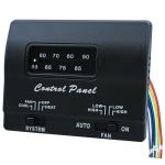 BIPIMIFI 7330F3852 RV Air Conditioner Thermostat, Black, Single Stage Heating/Cooling Control, Compatible with Coleman Mach Series