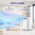 Humhold 14000 BTU Portable Air Conditioners, Remote Control, 3 in 1 Free Stand Smart Cooling Portable AC Unit with Dehumidifier, Fan, Cools Room up to 700 sq.ft, 24H Timer, Windows Sealing Kit
