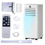 10,000 BTU Portable Air Conditioner for Rooms up to 450 Sq.Ft, 4-in-1 Cooling/Dry/Fan/Sleep Mode, Remote Control, High Low Speed, Window Kit Included, White