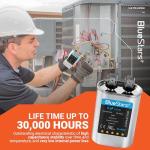 [2025 Updated] 6 uF MFD 6uf ±5% 370-440VAC Oval Run Start Capacitor 50/60 Hz AC Electric Replacement Part by Blue Stars - Exact Fit for AC Motor Run or Fan Start and Cool or Heat Pump Air Conditioner