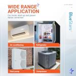 [2025 Updated] 6 uF MFD 6uf ±5% 370-440VAC Oval Run Start Capacitor 50/60 Hz AC Electric Replacement Part by Blue Stars - Exact Fit for AC Motor Run or Fan Start and Cool or Heat Pump Air Conditioner