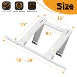 LBG Products Window Air Conditioner Support Bracket No Drilling,Heavy Duty Universal AC Window Bracket Up to 220 lbs,Drill-Less Easy Installation,Fit for Single or Double Hung Windows