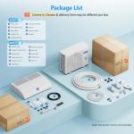 ROVSUN 22200 BTU Floor Ceiling Mounted Air Conditioner with Inverter & Remote Control, 23 SEER2 Ductless Mini Split AC/Heating System with Pre-Charged Condenser, Heat Pump & Installation Kit, 230V