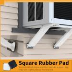 LBG Products Window Air Conditioner Support Bracket No Drilling,Heavy Duty Universal AC Window Bracket Up to 220 lbs,Drill-Less Easy Installation,Fit for Single or Double Hung Windows