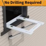 LBG Products Window Air Conditioner Support Bracket No Drilling,Heavy Duty Universal AC Window Bracket Up to 220 lbs,Drill-Less Easy Installation,Fit for Single or Double Hung Windows