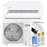 Cooper & Hunter Dual Zone 12000 +18000 BTU, 24.6 SEER2, Ductless Mini Split Air Conditioner Heat Pump Full Set with 25ft Installation Kits (28,000 BTU Condenser)
