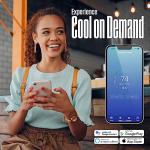 Westinghouse 8,000 BTU Air Conditioner Portable For Rooms Up To 350 Square Feet, Portable AC with Home Dehumidifier, Smart Wi-Fi Enabled, 3-Speed Fan, Programmable Timer, Remote Control, Window Kit