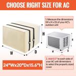 Outdoor AC Unit Cover with Waterproof Insulation