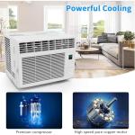Bonnlo 6000BTU Window AC with Remote and Timer