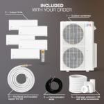 Cooper & Hunter Ductless 5-Zone Mini Split AC