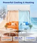 Oylus 11500 BTU Mini Split AC/Heat Pump