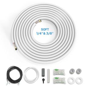 ROVSUN 50 Ft Mini Split Line Set for AC