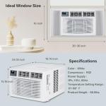 ROVSUN 8000 BTU 4-in-1 Window Air Conditioner