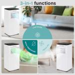 SereneLife 8000 BTU Portable Air Conditioner, Cool & Dehumidify