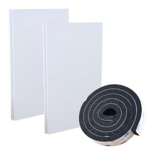 Window Air Conditioner Foam Insulation Panels, 2 Pack