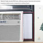 Window Air Conditioner Foam Insulation Panels, 2 Pack