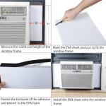 Window Air Conditioner Foam Insulation Panels, 2 Pack