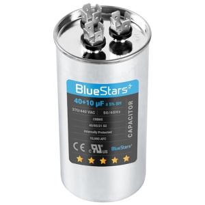 BlueStars 40+10 MFD HVAC Capacitor Replacement Part