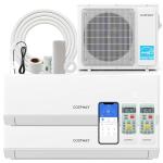 COSTWAY 18k Dual Zone Mini Split AC Heat Pump