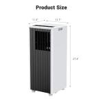 8000 BTU Portable 3-In-1 Air Conditioner Unit