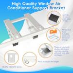 No-Drill Heavy Duty AC Window Support Bracket