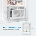 5000 BTU Window AC with Remote Control
